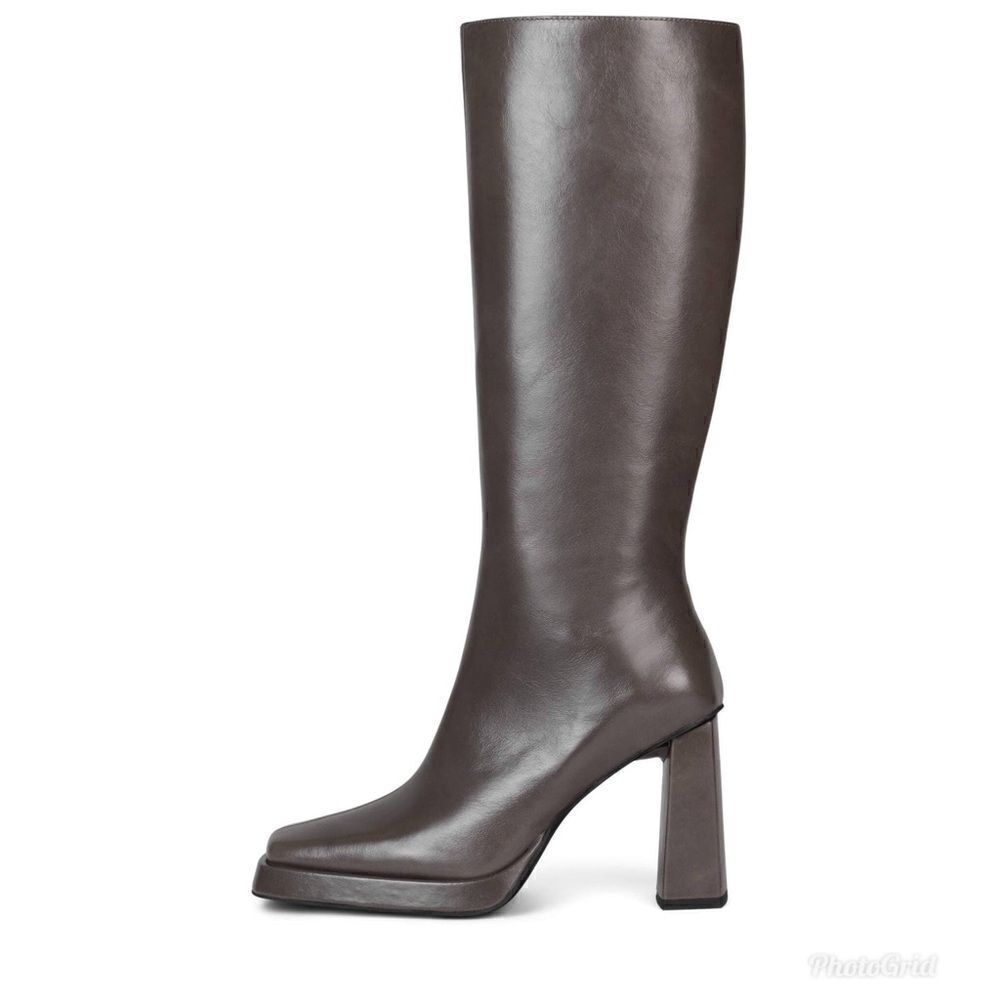 Revolve Jeffrey Campbell Maximal-2 Gray Knee High Boots